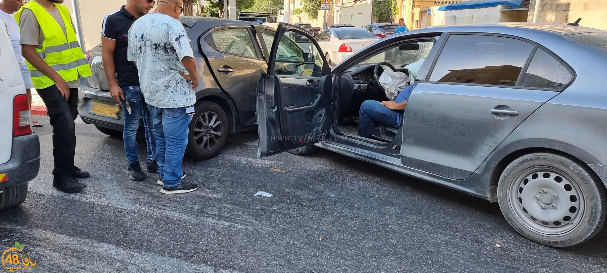  يافا: 4 اصابات طفيفة بحادث طرق بين مركبتين 